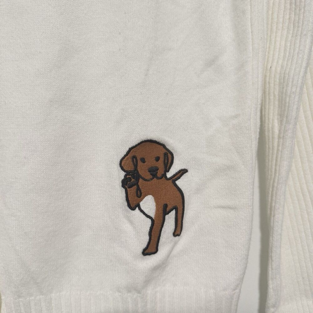 Staud Women’s Pickler Sweater Pickleball Graphic Embroidered Cardigan M NWT - Picture 3 of 10